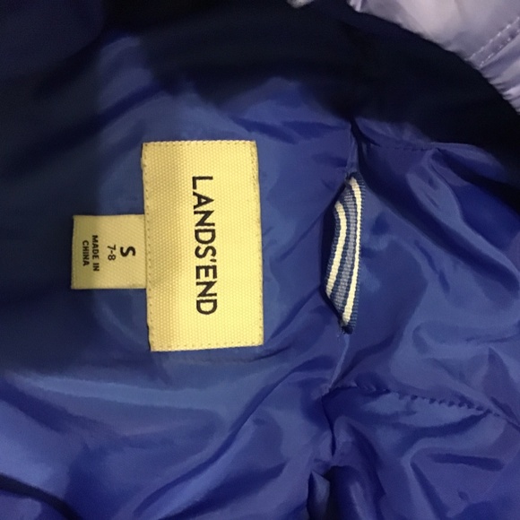 Land’s End purple snow jacket (girls) - Picture 2 of 2